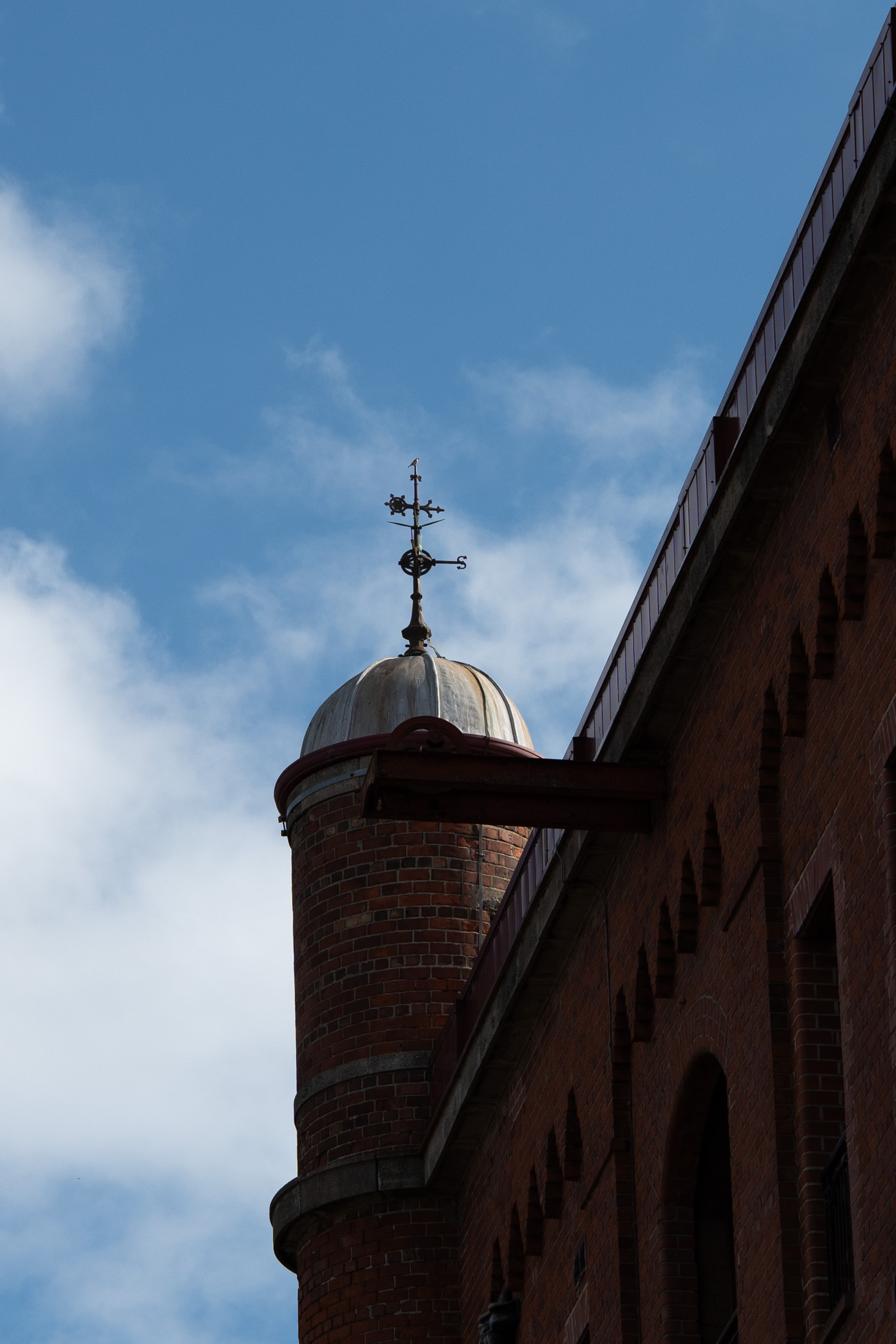 Turret in shadow